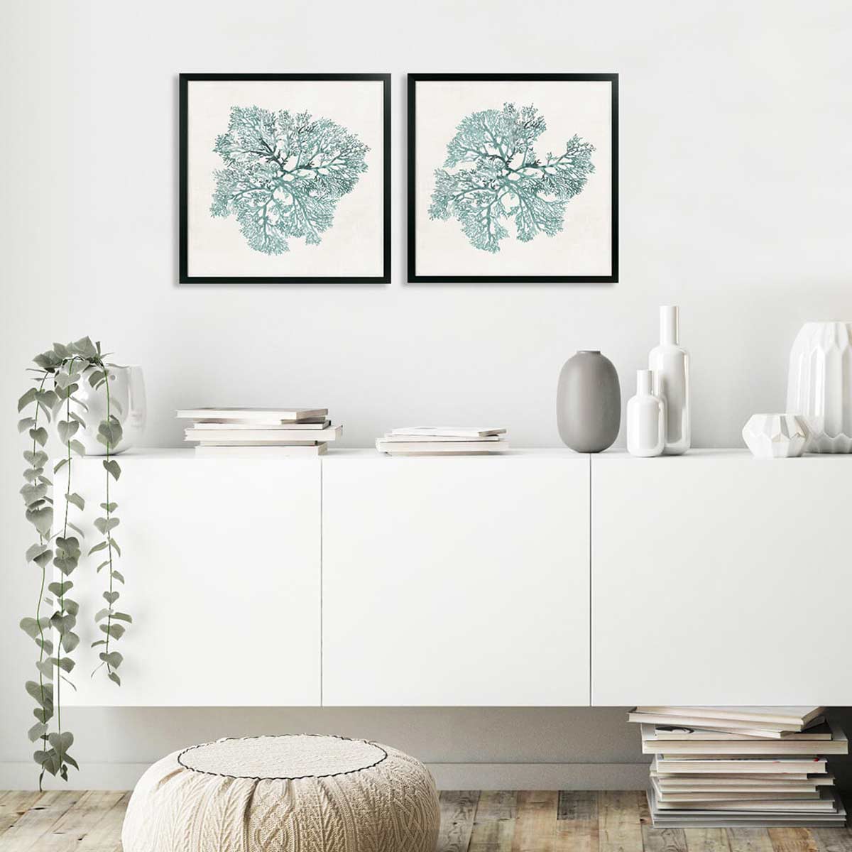 Teal Coral Artwork 2