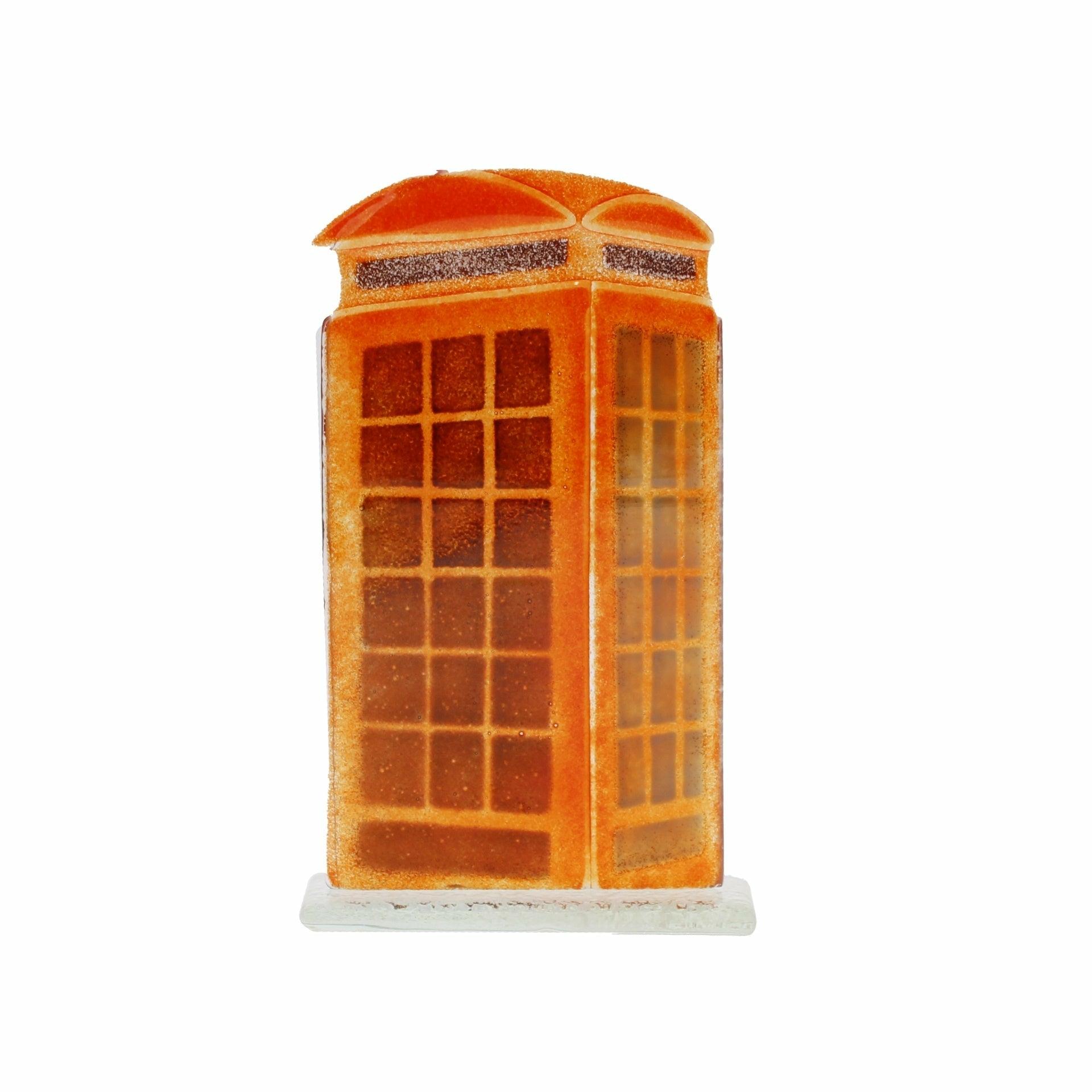 Telephone Box Fused Glass