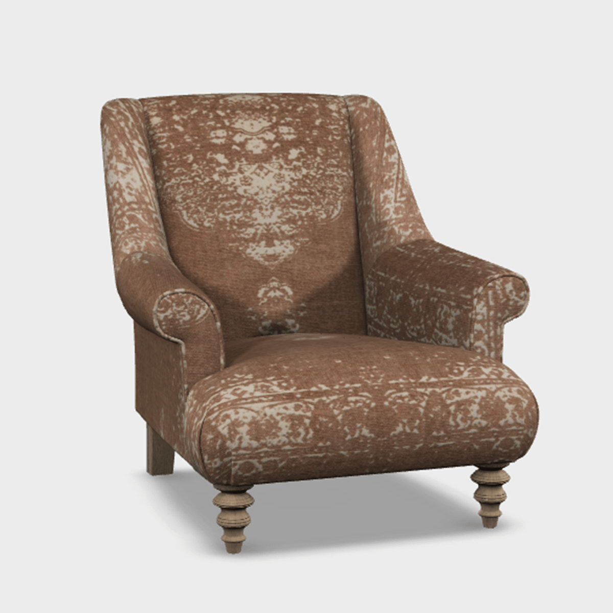 Tetrad Jacaranda Chair Bagru Indigo,Bagru Charcoal,Bagru Khaki,Bagru Terracotta,Bagru Clay,Bagru Graphite,Bagru Pebble