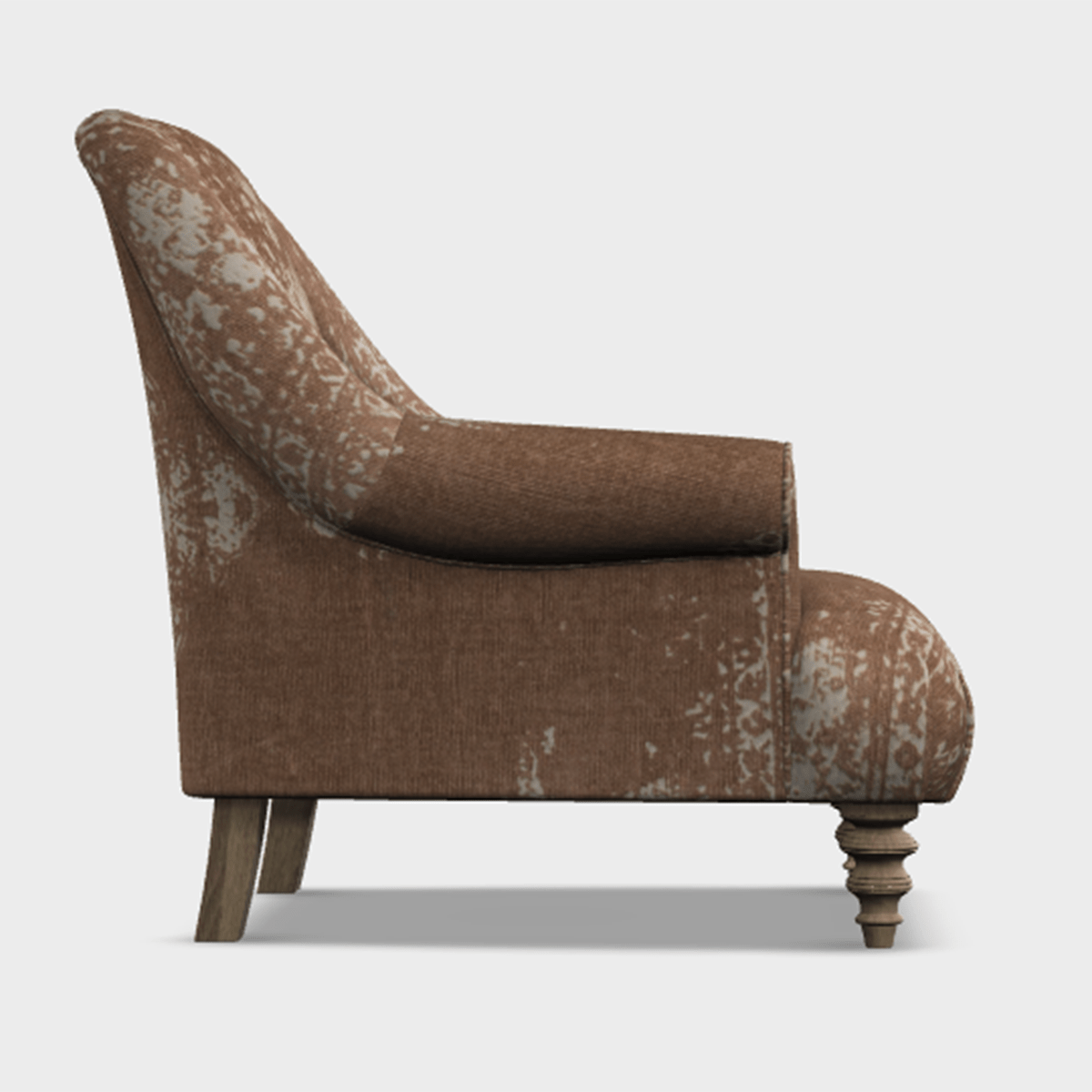 Tetrad Jacaranda Chair Bagru Indigo,Bagru Charcoal,Bagru Khaki,Bagru Terracotta,Bagru Clay,Bagru Graphite,Bagru Pebble