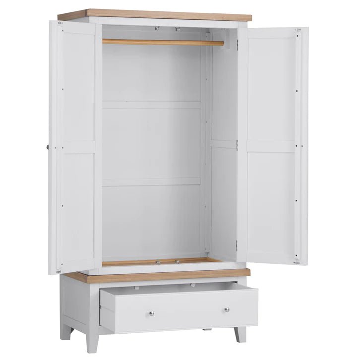 Thornham 2 Door Wardrobe, White