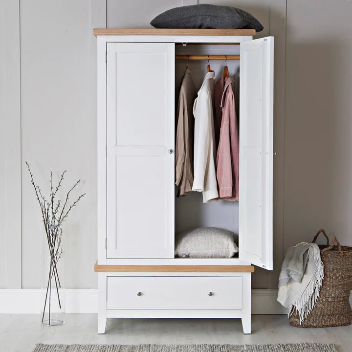 Thornham 2 Door Wardrobe, White