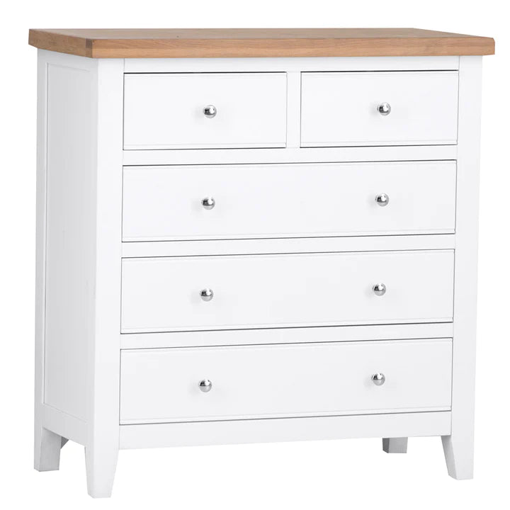Thornham 2 over 3 Chest, White