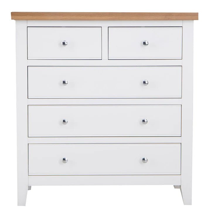Thornham 2 over 3 Chest, White