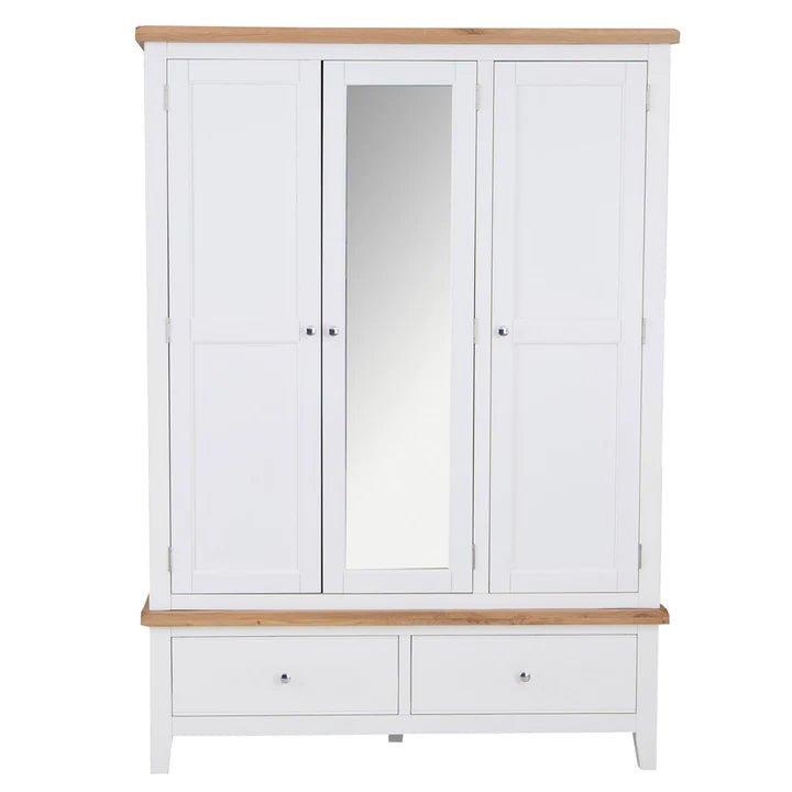 Thornham 3 Door Wardrobe, White