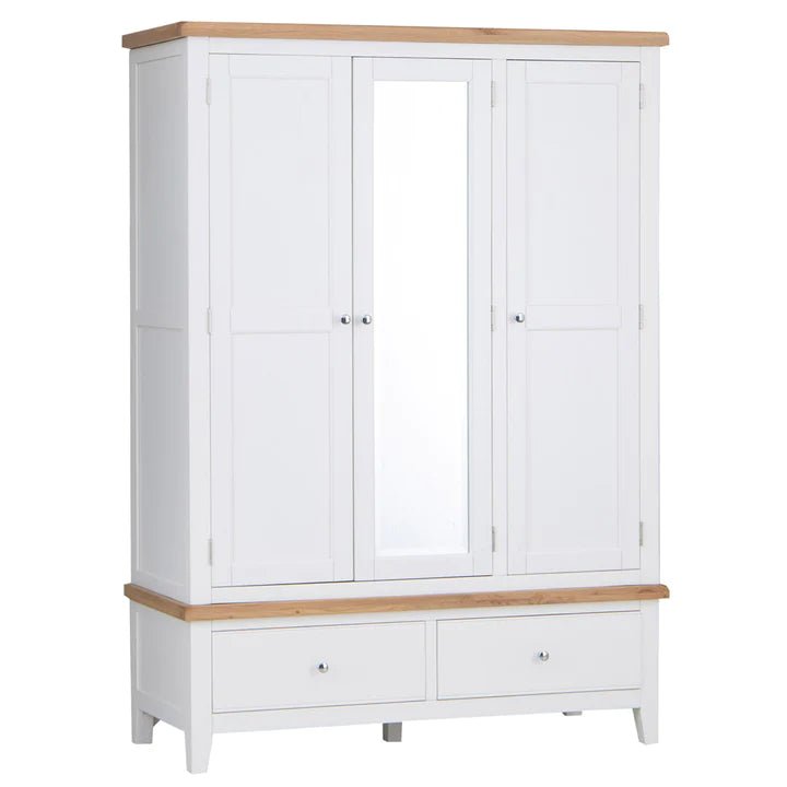 Thornham 3 Door Wardrobe, White