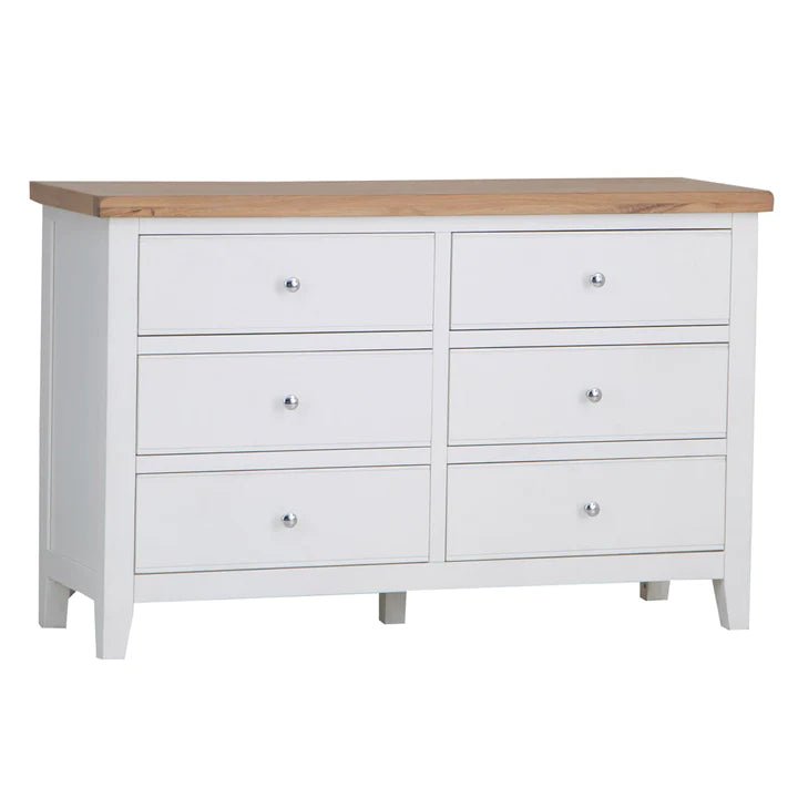 Thornham 6 Drawer Chest, White