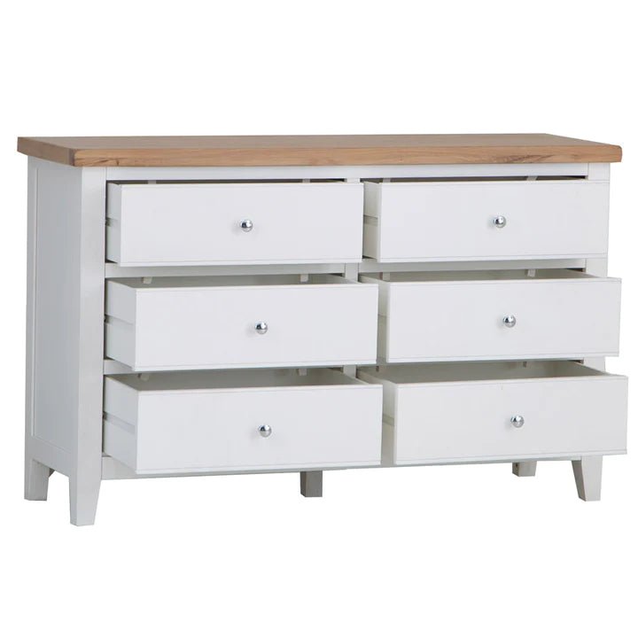 Thornham 6 Drawer Chest, White