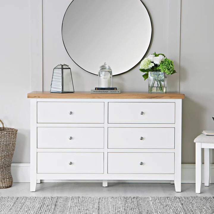 Thornham 6 Drawer Chest, White