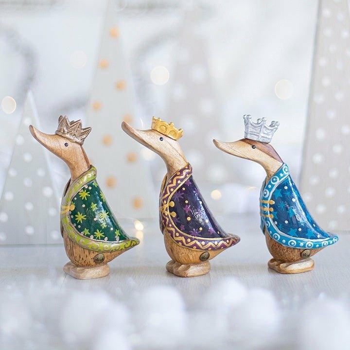 Three Kings Dinky Duck, Assorted Colours Purple,Blue,Green