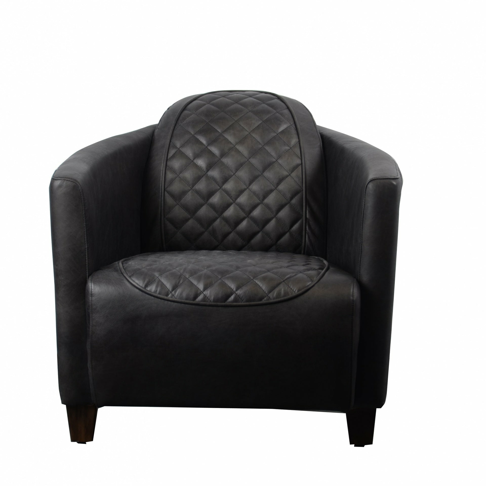Triumph Chair, Grey Leather