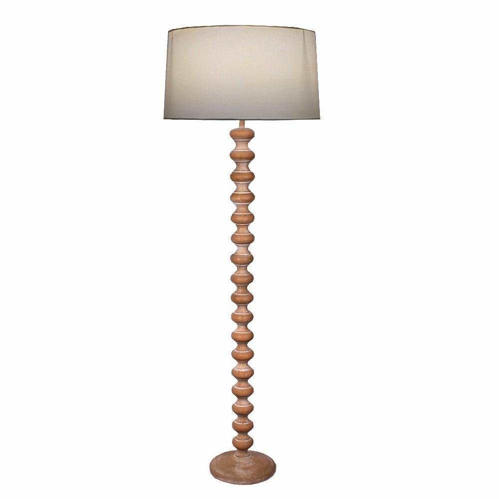 Turned Base Floor Lamp