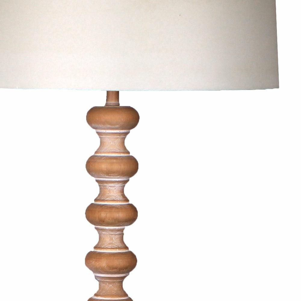 Turned Base Floor Lamp