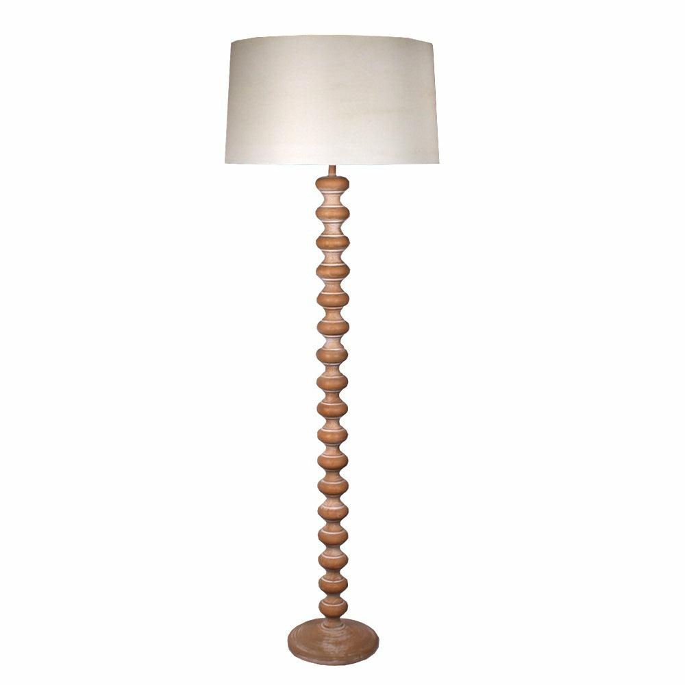 Turned Base Floor Lamp