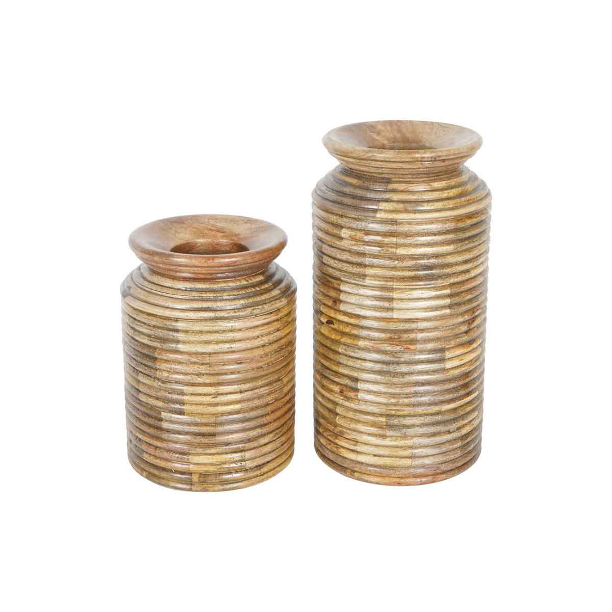 Turned Wooden Planters Large,Small