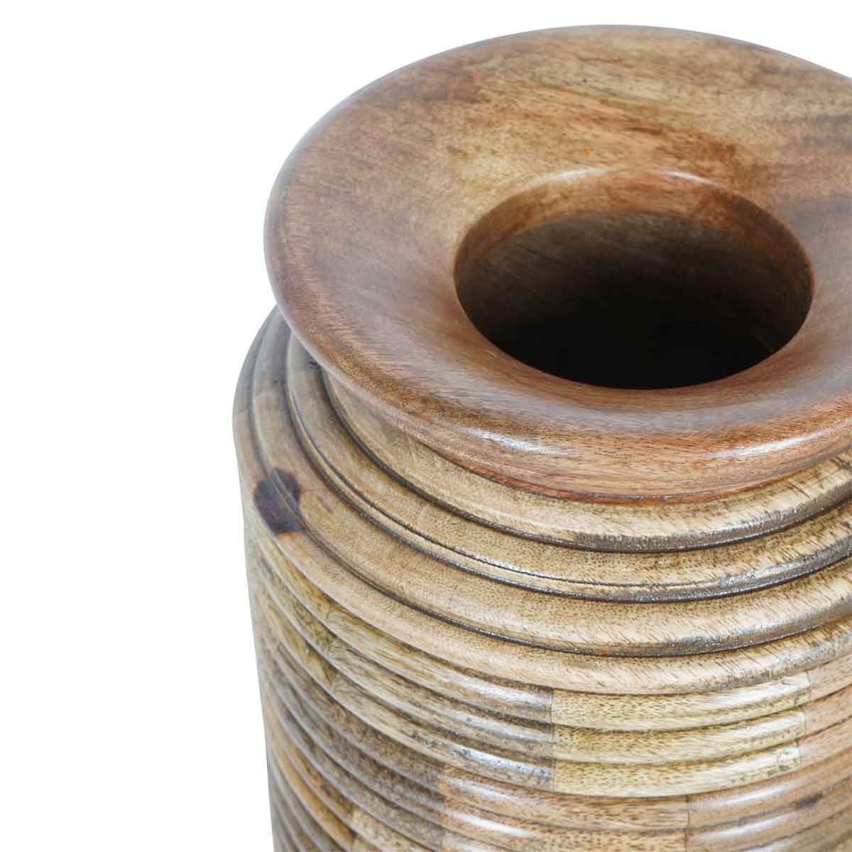 Turned Wooden Planters Large,Small