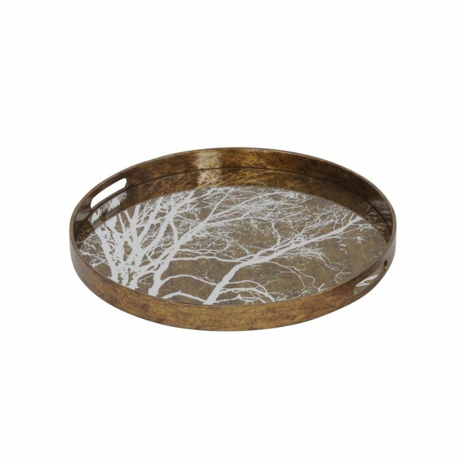 Vienna Antique Gold Tray, Large