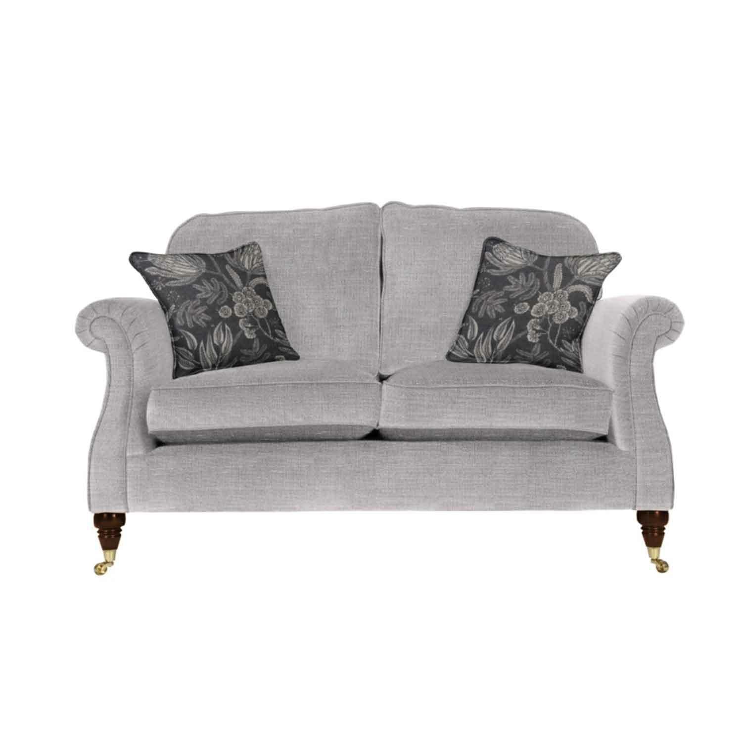 Westbury 2 Seat Sofa by Parker Knoll Hatton Taupe,Fable Dusk,Plush Navy,Flora Oyster,Athena Natural,Thalia Sky,Latitude Duck Egg,Caledonian Pebble,Dash Blue,Gala Stripe,Gala Plain Dove Grey,Nouveaux Caramel,Baslow Medallion,Baslow plain Gold,Majorelle Sky,Hatton Pewter
