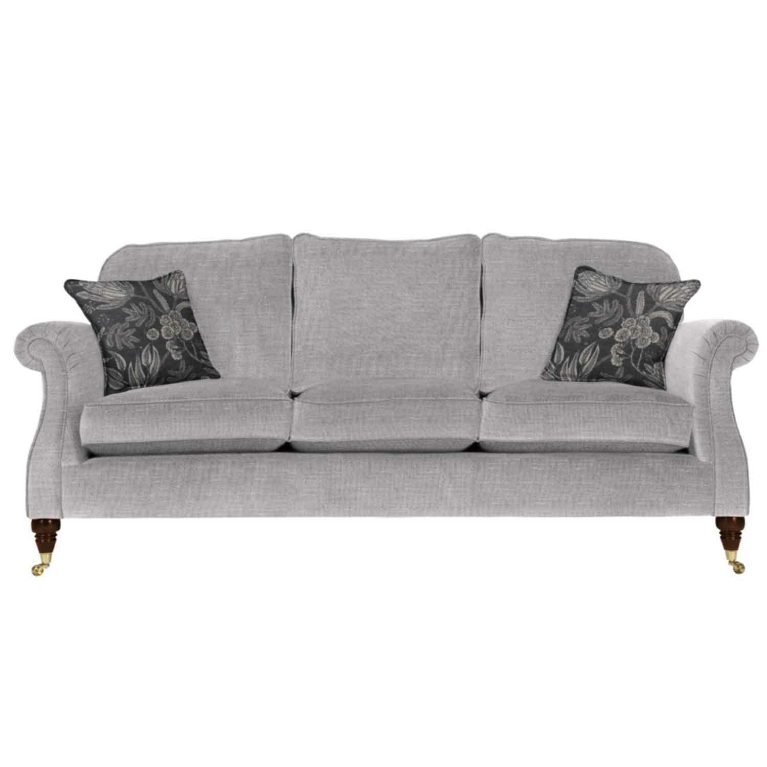 Westbury Grand Sofa by Parker Knoll Hatton Taupe,Fable Dusk,Plush Navy,Flora Oyster,Athena Natural,Thalia Sky,Latitude Duck Egg,Caledonian Pebble,Dash Blue,Gala Stripe,Gala Plain Dove Grey,Nouveaux Caramel,Baslow Medallion,Baslow plain Gold,Hatton Pewter