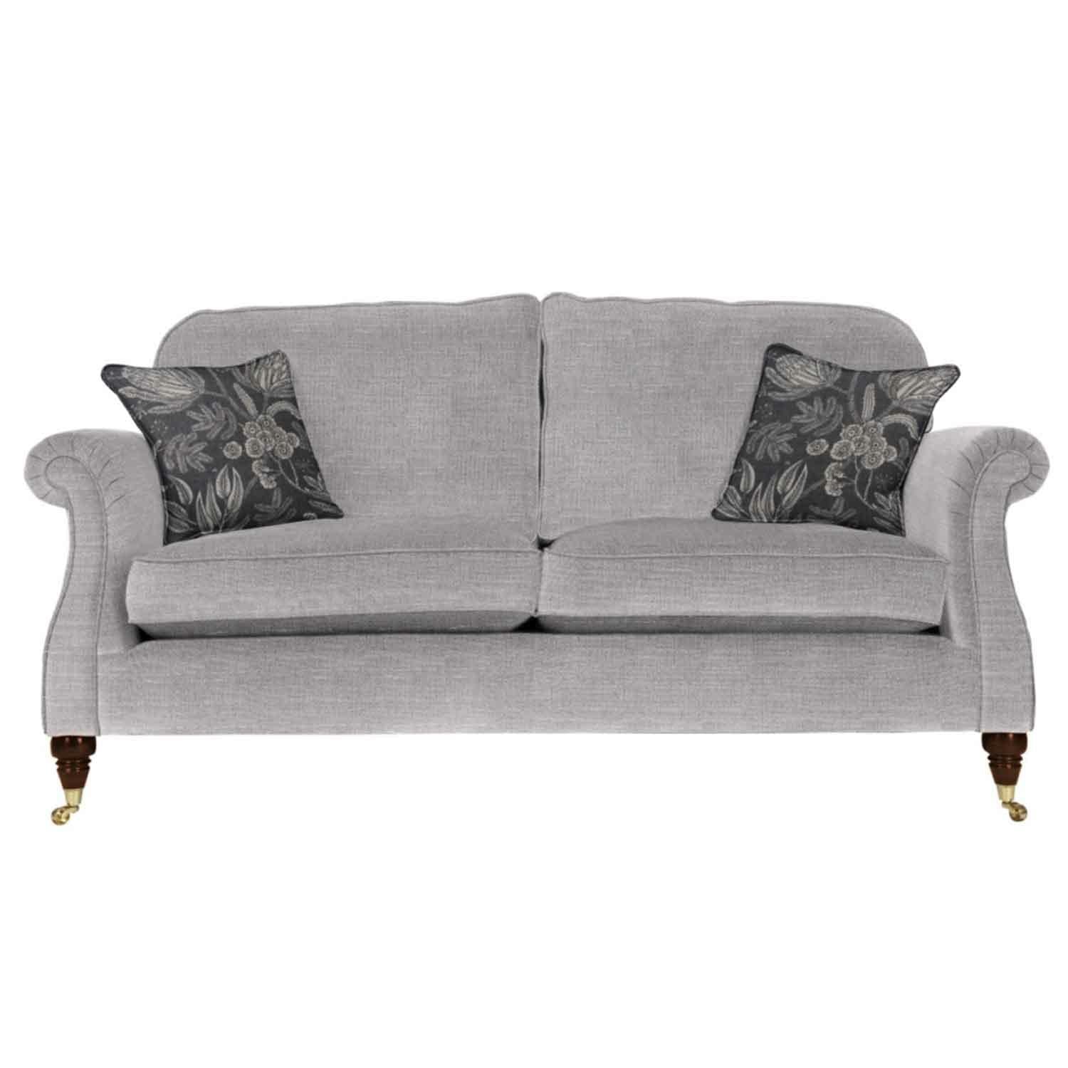 Westbury Large 2 Seat Sofa by Parker Knoll Hatton Taupe,Fable Dusk,Plush Navy,Flora Oyster,Athena Natural,Thalia Sky,Latitude Duck Egg,Caledonian Pebble,Dash Blue,Gala Stripe,Gala Plain Dove Grey,Nouveaux Caramel,Baslow Medallion,Baslow plain Gold,Hatton Pewter