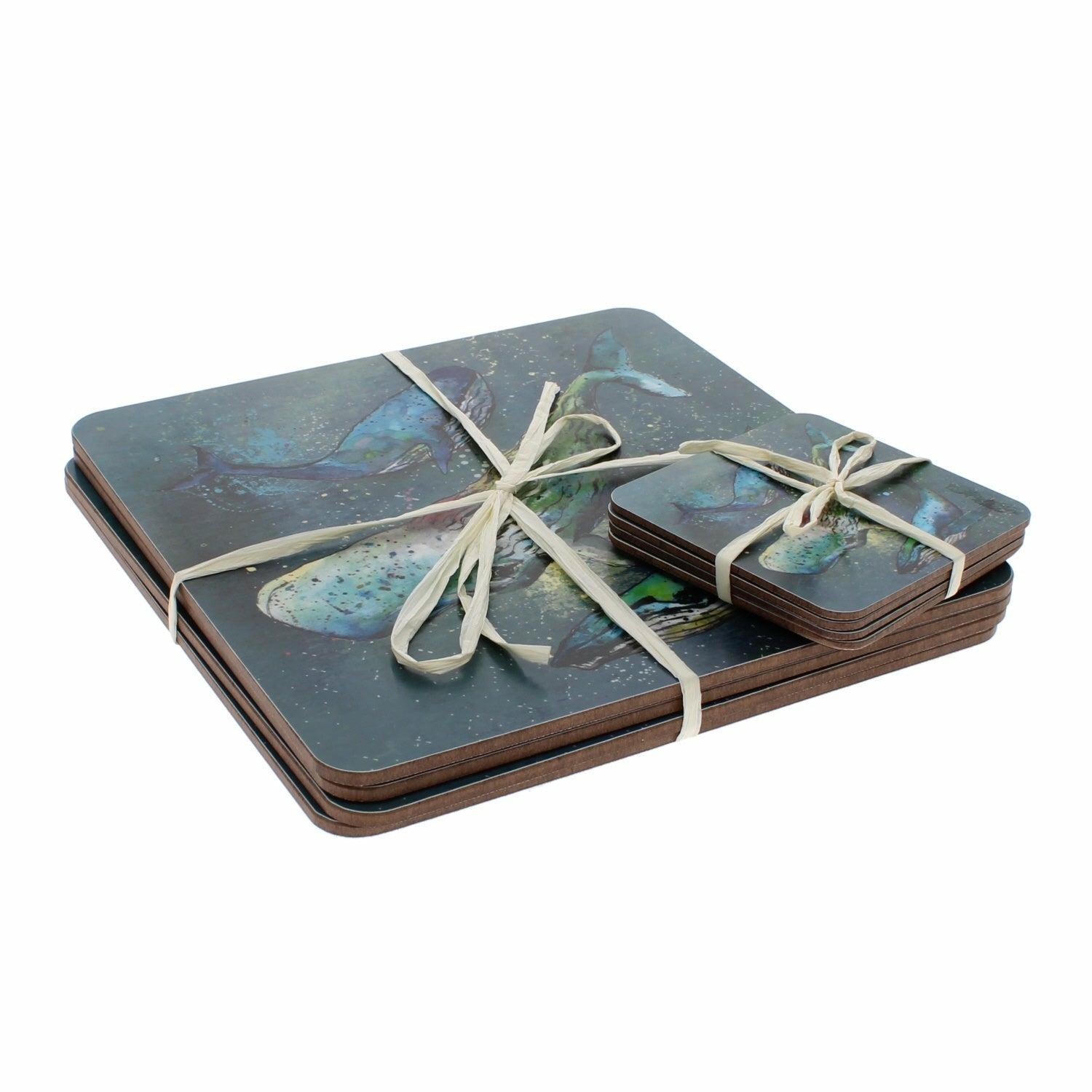 Whale Placemats, Set of 4