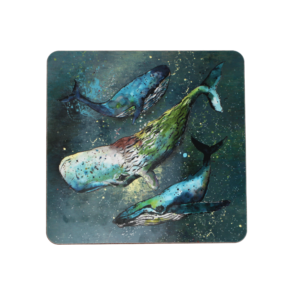 Whale Placemats, Set of 4