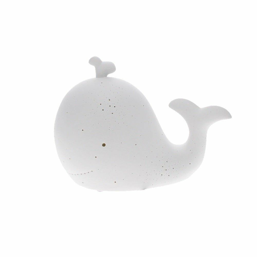 Whale Porcelain Childs Lamp