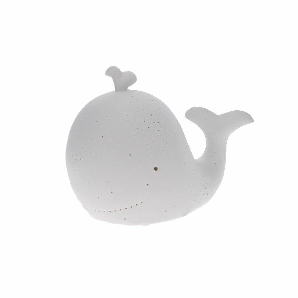 Whale Porcelain Childs Lamp