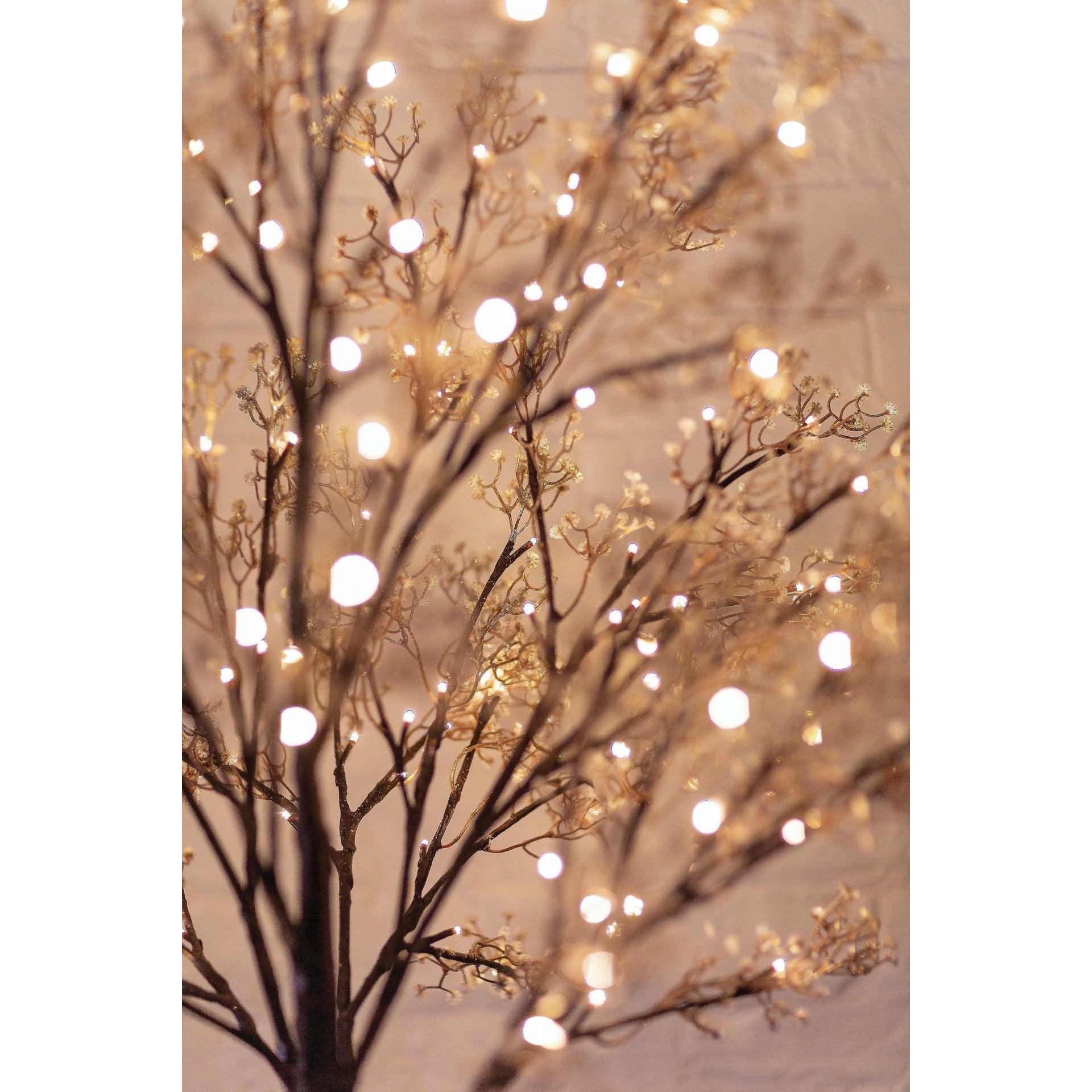 White Flower Outdoor LED Tree, 150cm