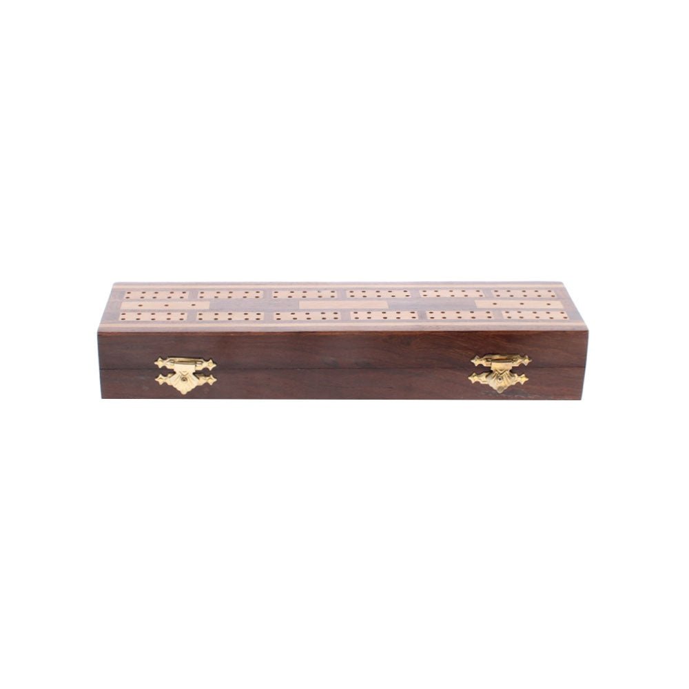 Wooden Cribbage Set with Cards