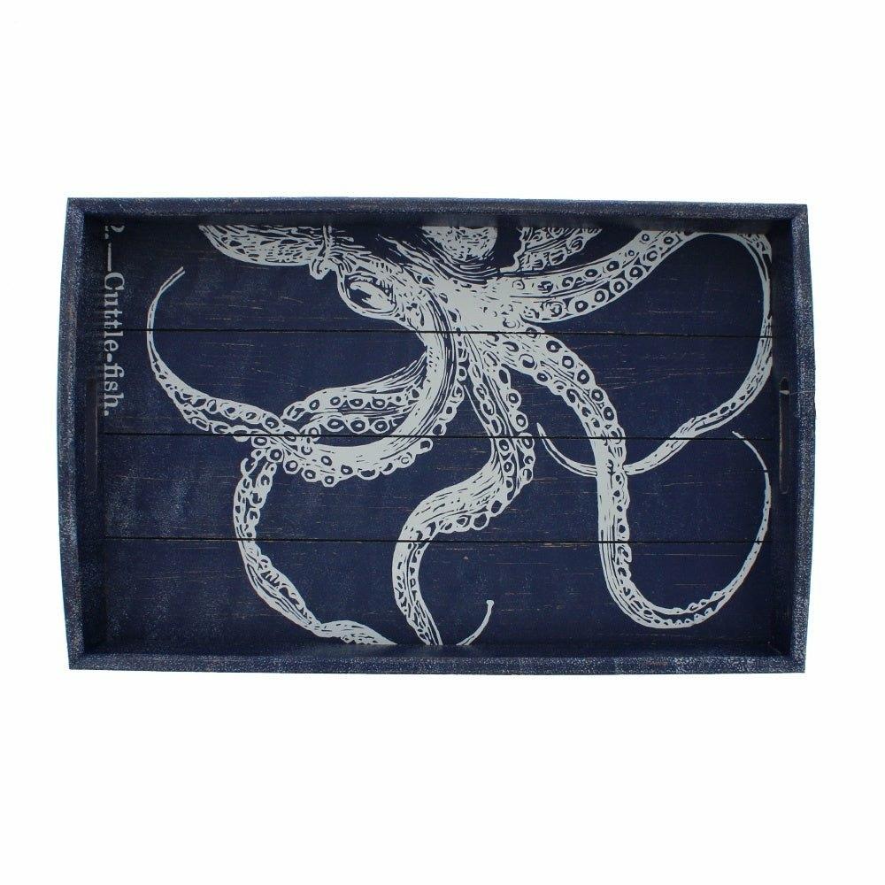 Wooden Octopus Tray