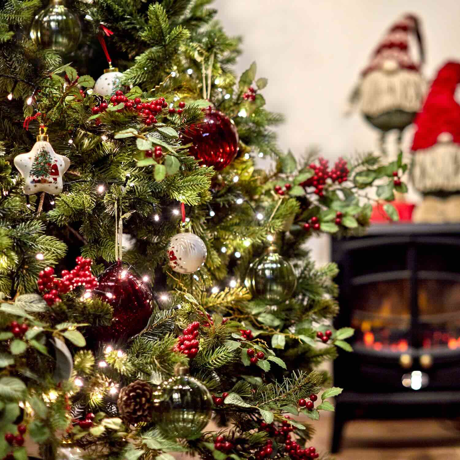 Baubles Tree Decorations - Angela Reed