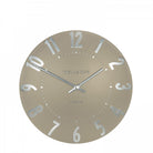 12'' Mulberry Wall Clock, Mocha