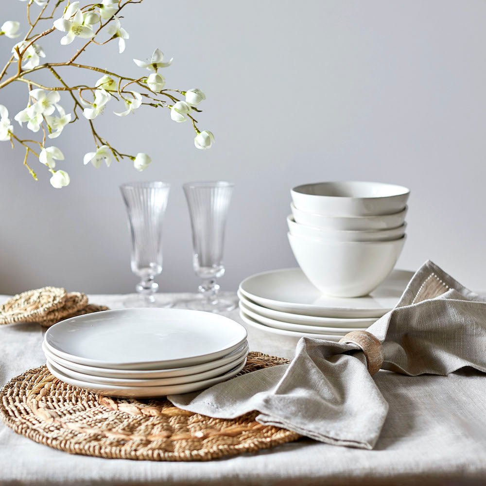 12 Piece Dinner Set, Arbor Cream - Angela Reed - 