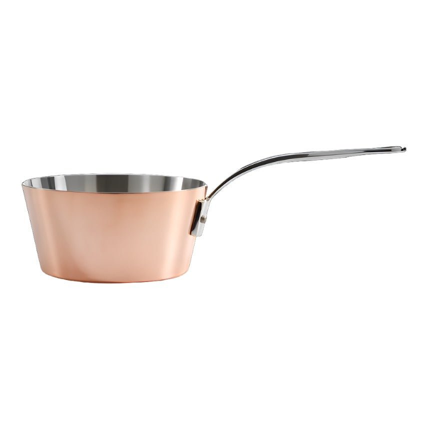 16cm Copper Induction Tapered Saucepan - Angela Reed - 