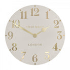 20" Arabic Mantel Clock, Oatmeal