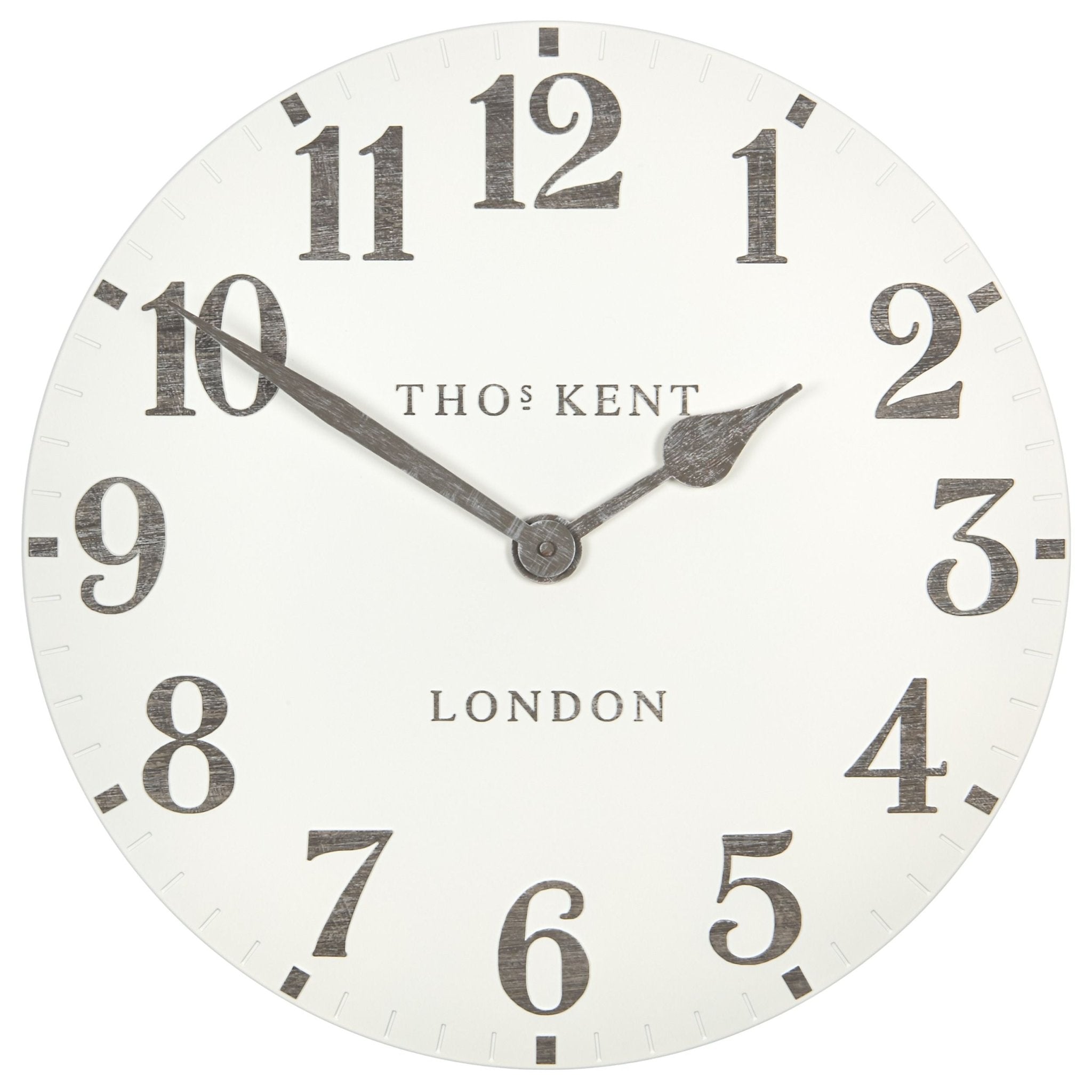 20" Arabic Wall Clock, Limestone