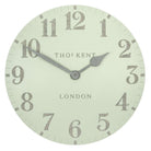 20" Arabic Wall Clock, Pearl Green