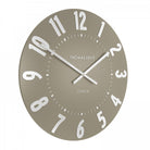 20'' Mulberry Wall Clock, Mocha