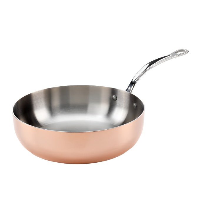 24cm Induction Copper Chef's Pan - Angela Reed - 