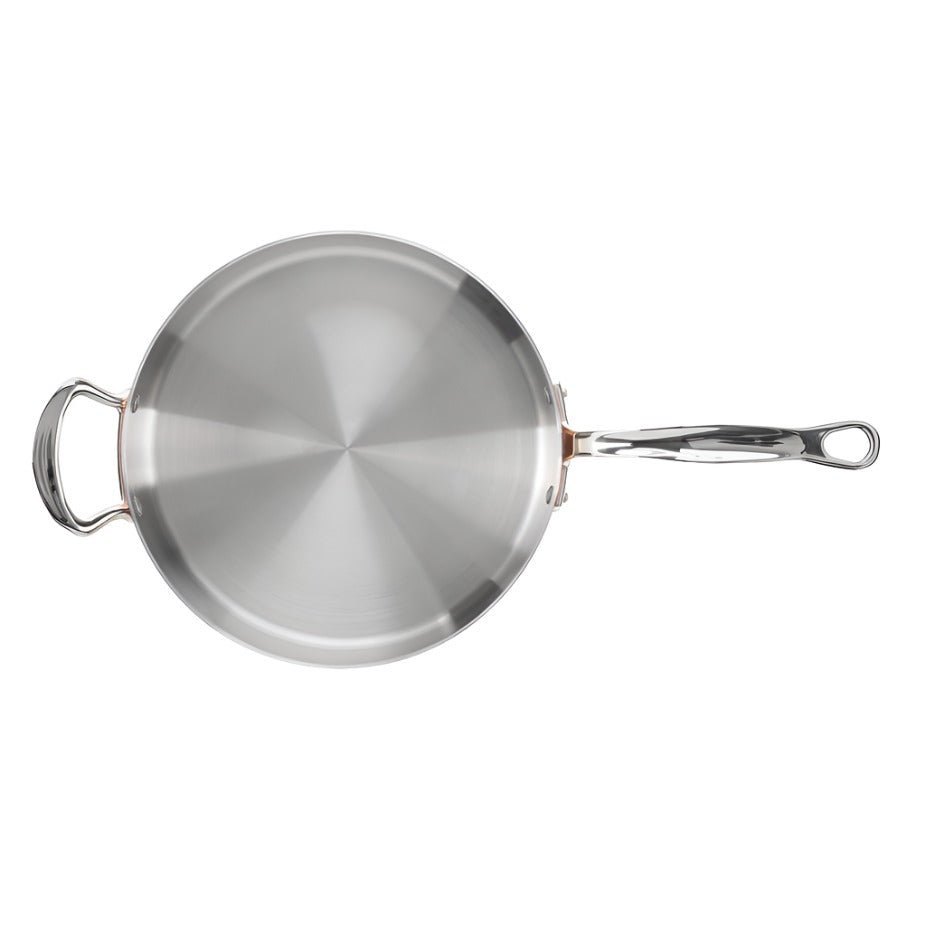 26cm Copper Induction Sauté pan, With lid - Angela Reed - 