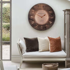 30" Wall Clock Sovereign Gold