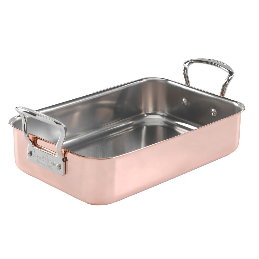 30cm Copper Clad Roasting Dish - Angela Reed - 