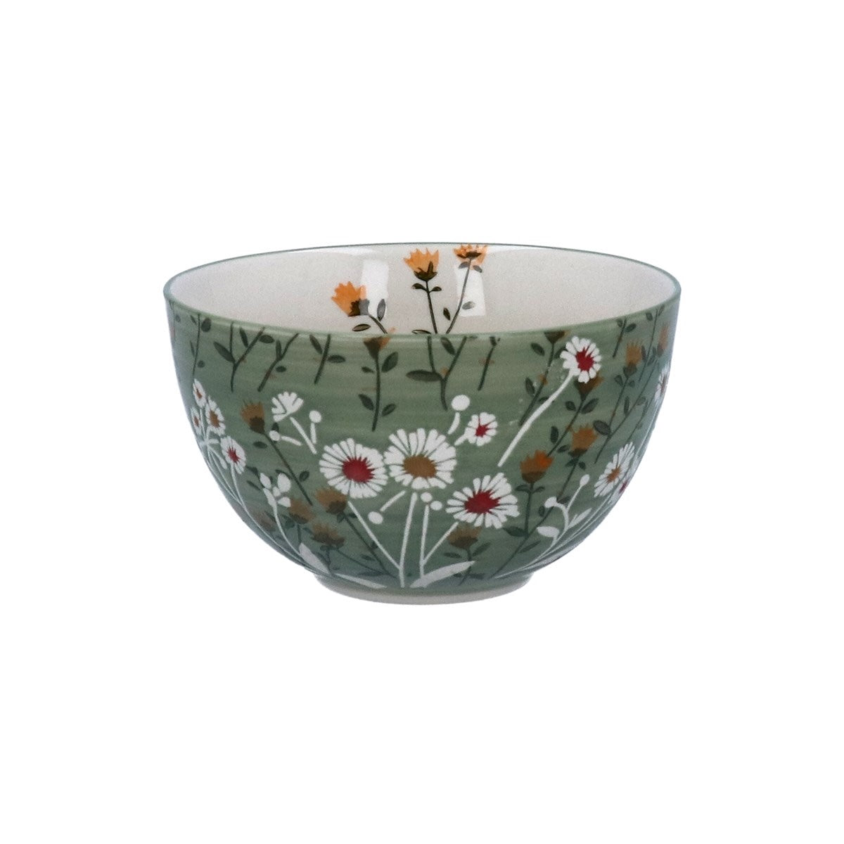 Green Wild Daisy Bowl Small