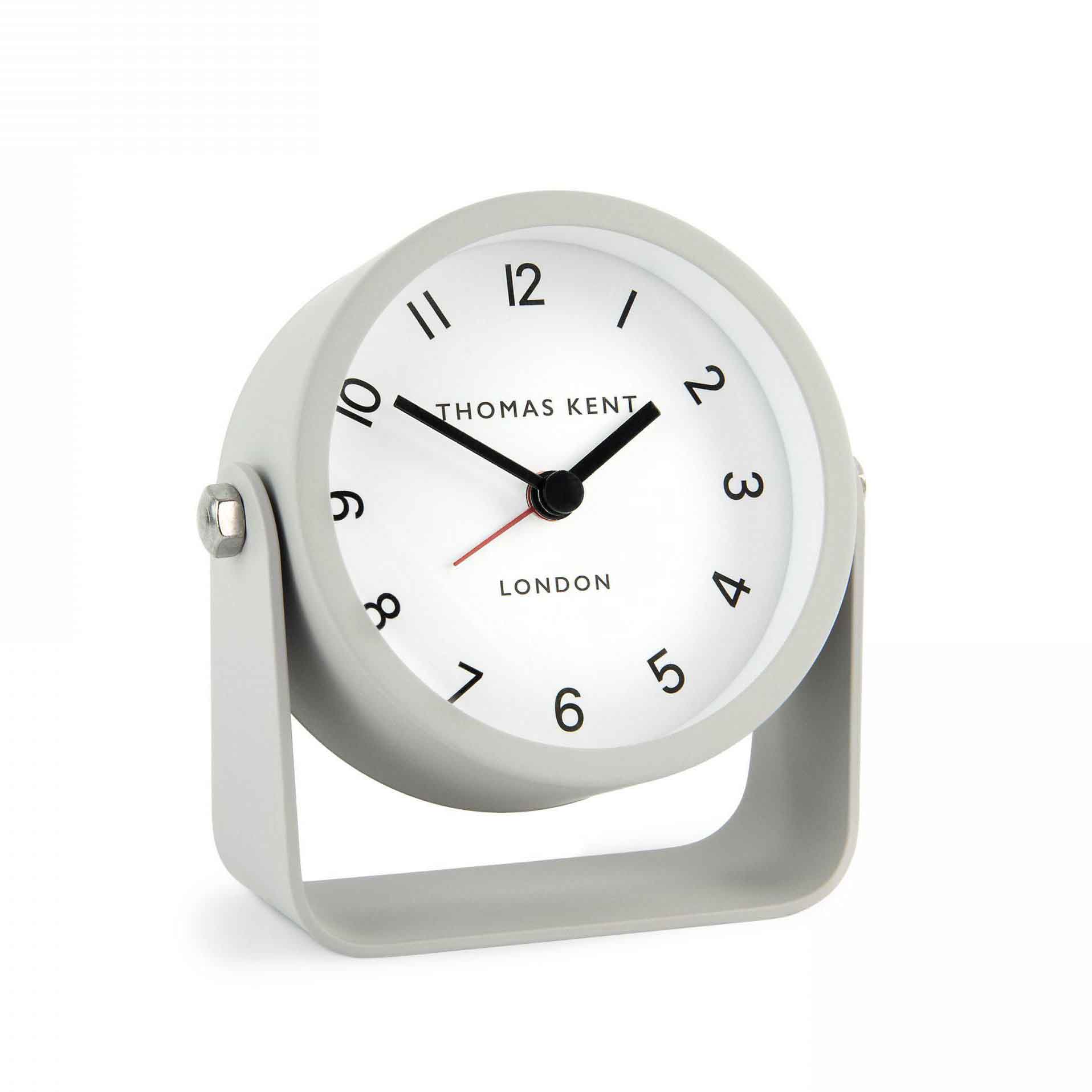4" Wren Alarm Clock Dove Grey