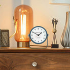 4" Wren Alarm Clock Midnight Blue