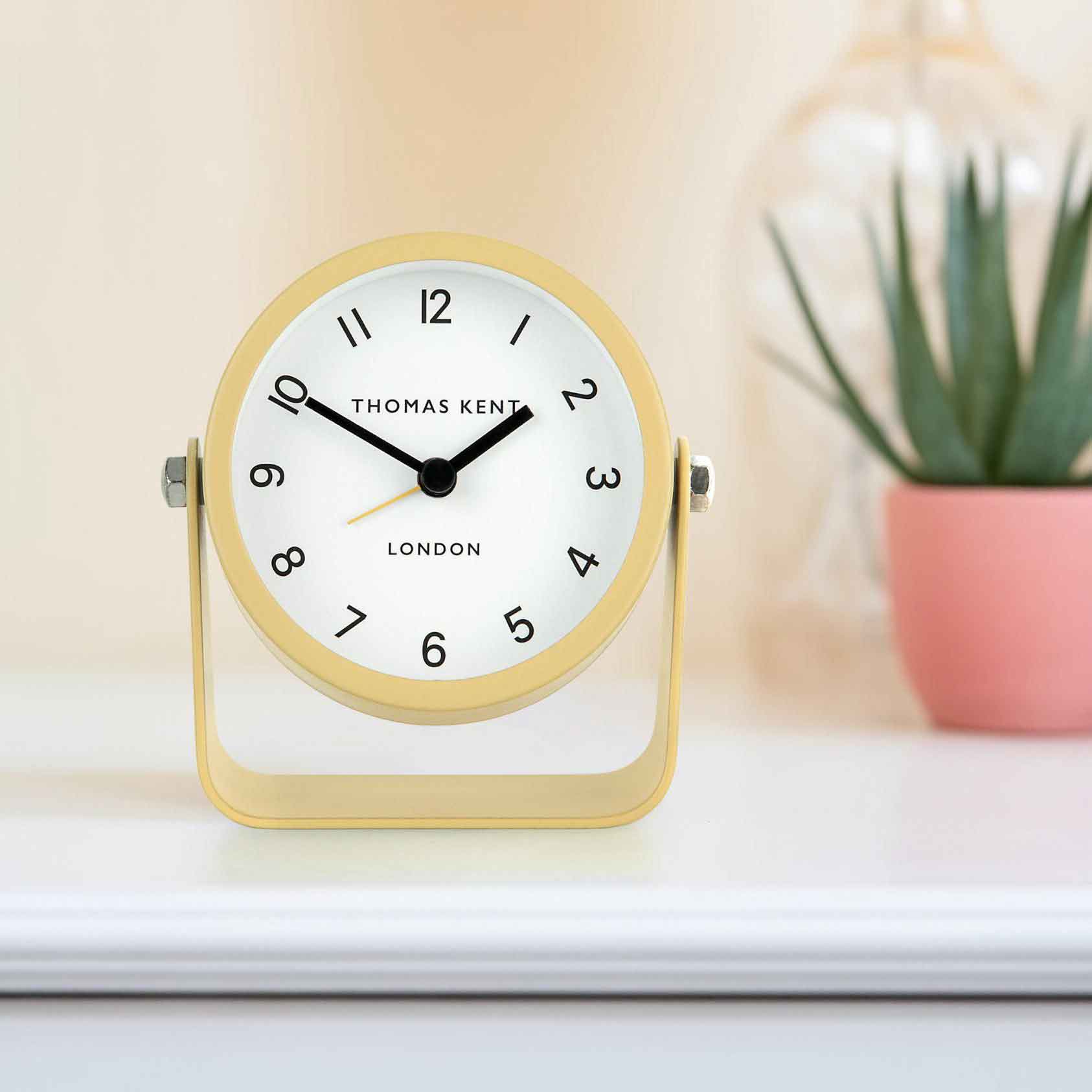 4" Wren Alarm Clock Ochre