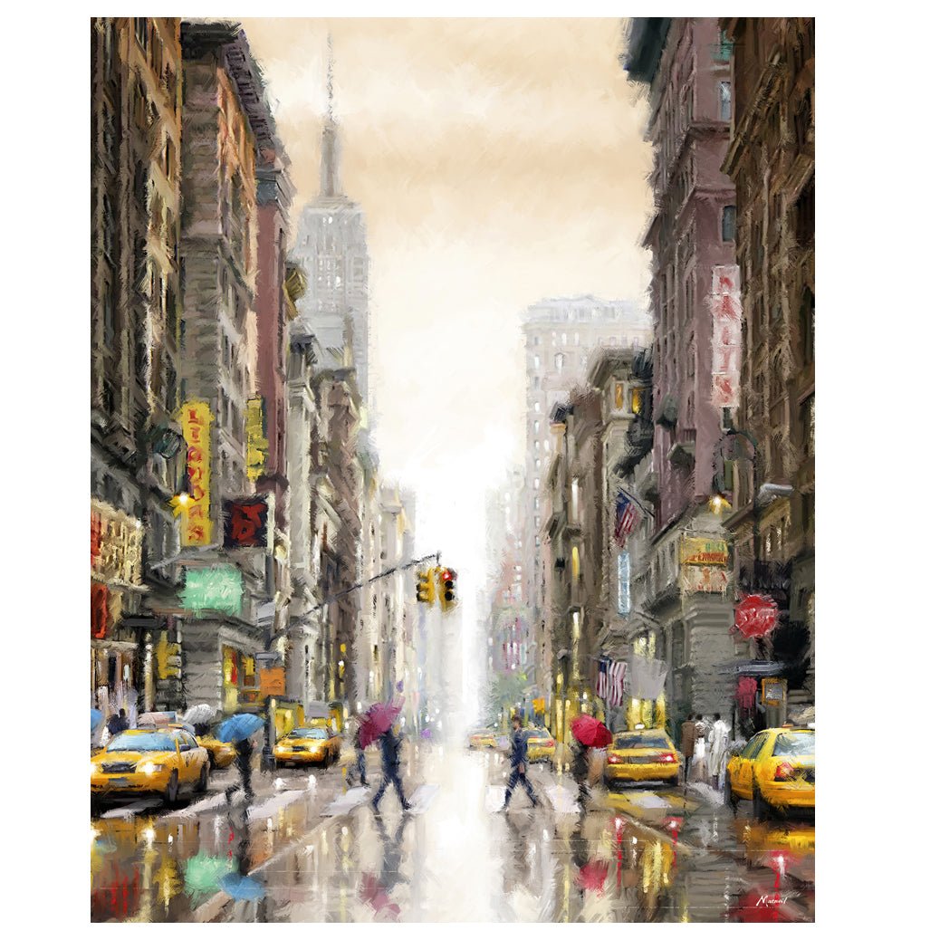 5th Avenue New York Canvas - Angela Reed - 