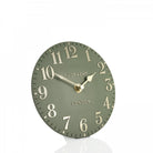 6" Arabic Mantel Clock, Lichen