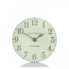 6" Arabic Mantel Clock, Pearl Green